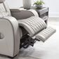 Ashley Boyington Leather Power Recliner in Gray, , large