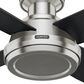 Hunter Dempsey 52" Ceiling Fan in Brushed Nickel, , large