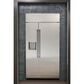 Monogram 42" Smart Built-In Side by Side Refrigerator with Dispenser (Handle Kit Not Included) in Stainless Steel, , large
