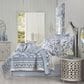 Royal Court Rialto 4-Piece King Comforter Set in French Blue, , large