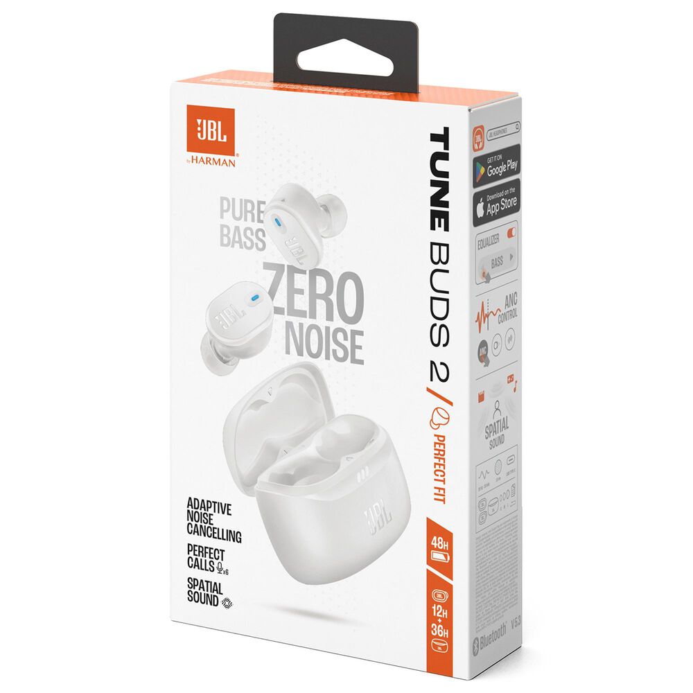 JBL Tune Buds 2 True Wireless Earbuds in White, , large