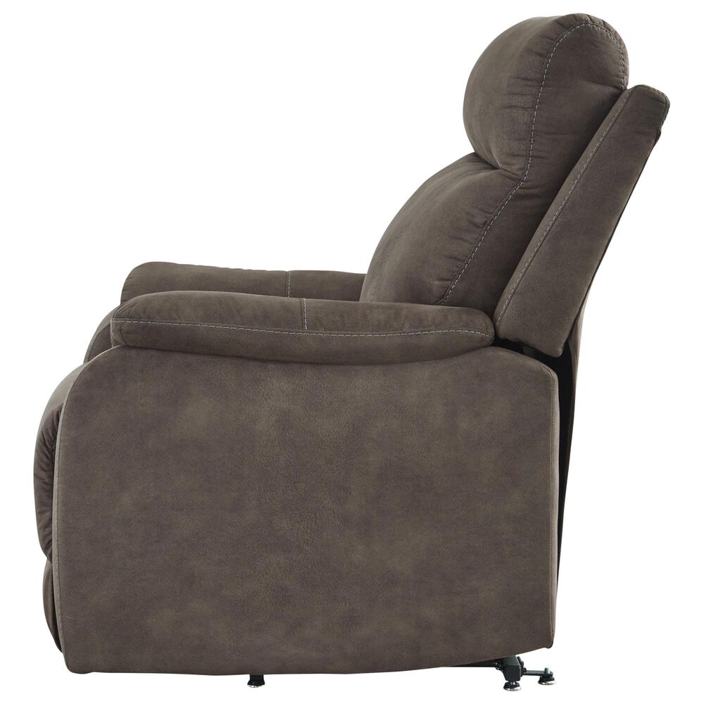 Ashley Crestmeade Power Lift Recliner in Espresso, , large