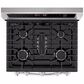 LG 6.9 cu. ft. Smart Gas Double Oven Freestanding Range with ProBake Convection and Air Fry in Stainless Steel, , large