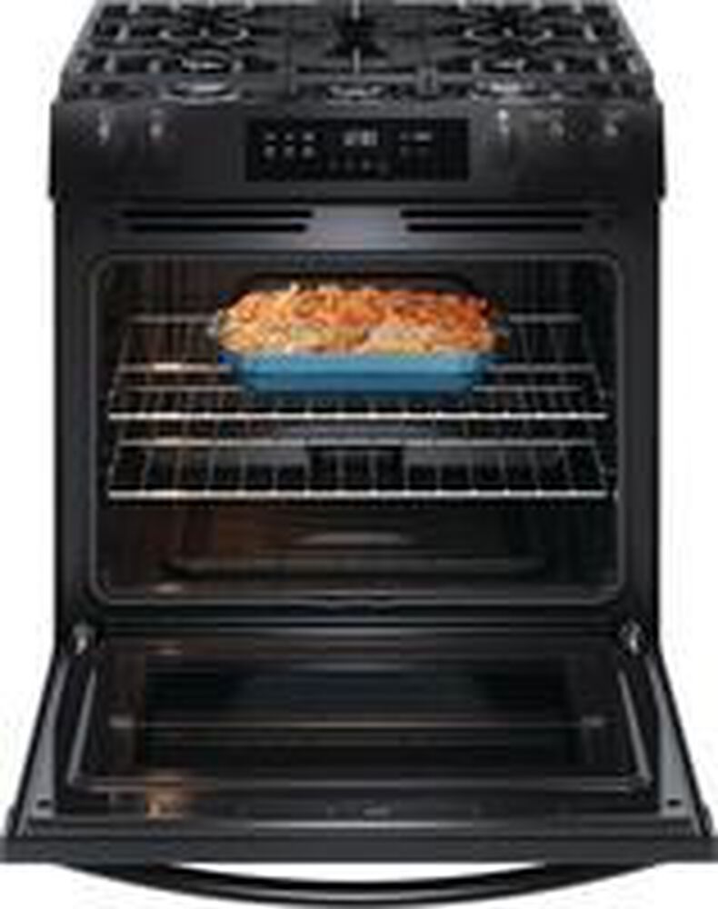 Frigidaire 30&quot; Front Control Gas Range In Black, , large