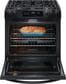 Frigidaire 30" Front Control Gas Range In Black, , large