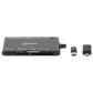 Manhattan USB 3.0 Type-C/Type-A Combo Multi-Card Reader/Writer in Black, , large