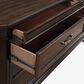 New Heritage Design Lynhurst 6-Drawer Dresser in Walnut Brown, , large