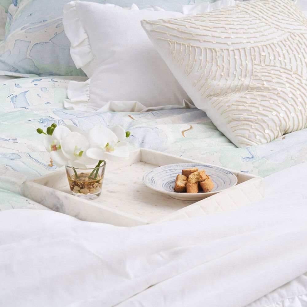 C and F Home Marble 3-Piece King Duvet Set in Sea Glass, , large