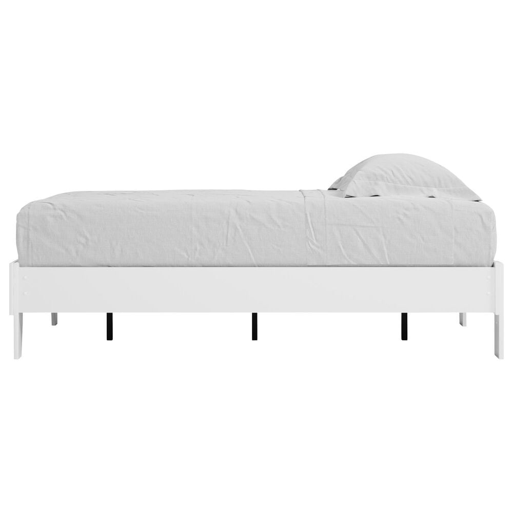 Ashley Piperton Twin Platform Bed in Matte White, , large