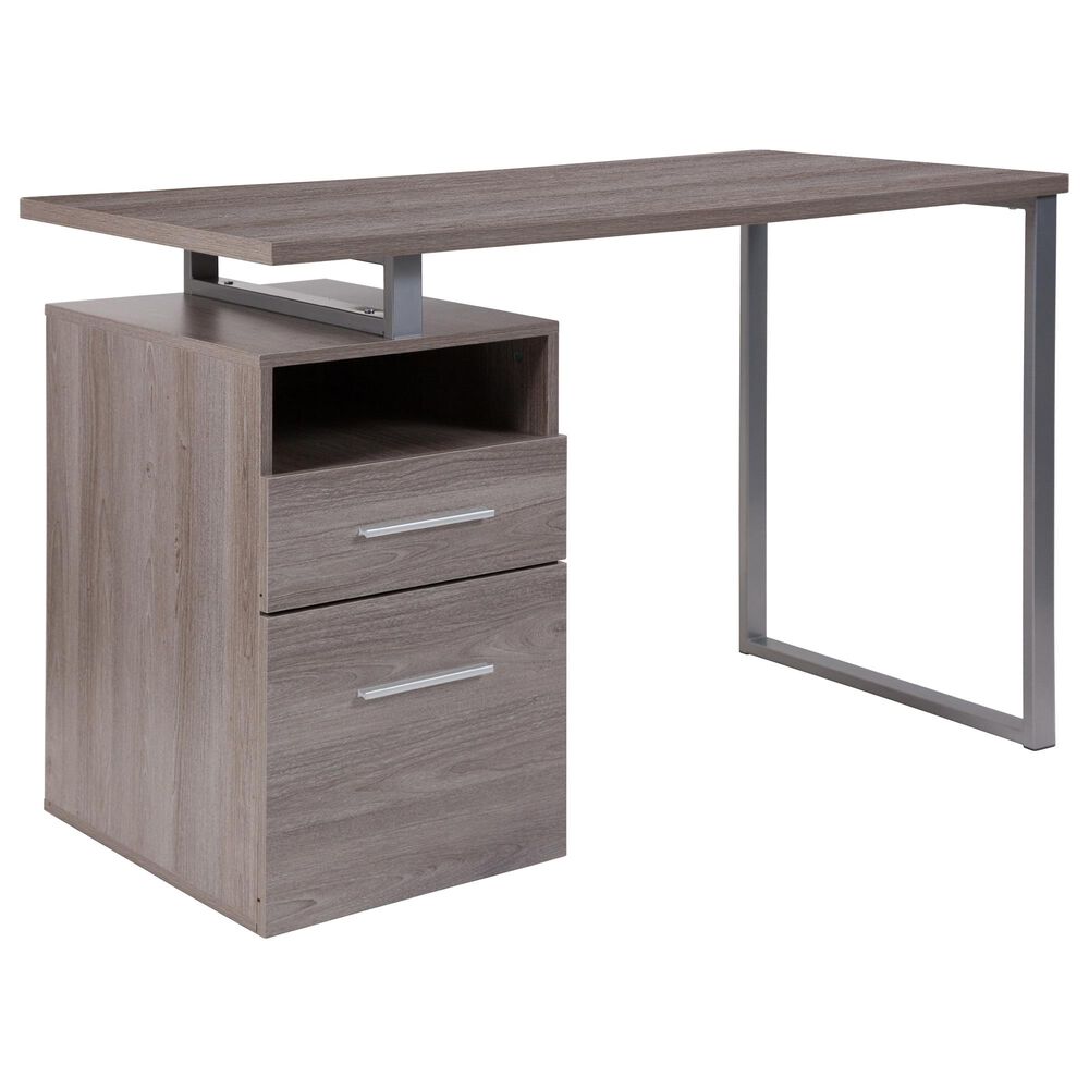 Flash Furniture Harwood Desk in Brown, , large