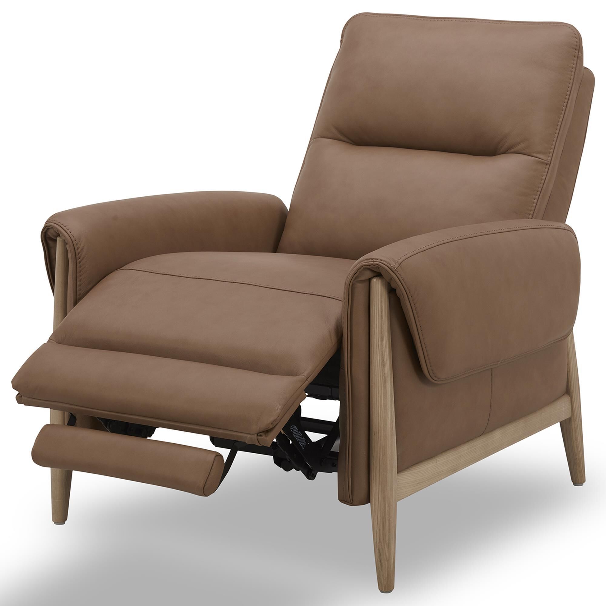 Interlochen High Leg Power Recliner in Aline Butternut