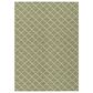 Dalyn Rug Company York 3" x 5" Aloe Indoor/Outdoor Area Rug, , large