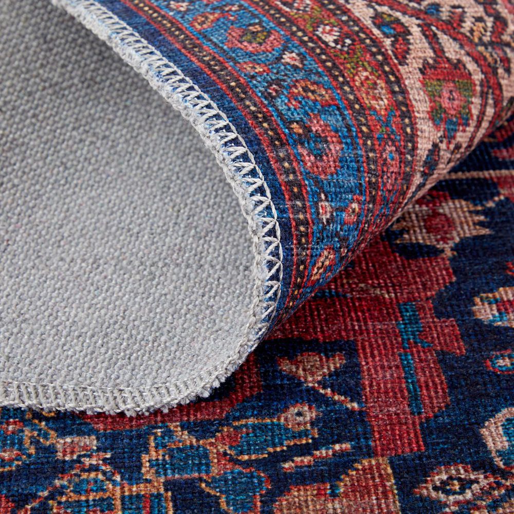 Feizy Rawlins 3&#39;11&quot; x 6&#39; Navy and Multicolor Area Rug, , large