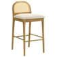 Armen Living Lucio Bar Height Stool in Amber Glow, , large