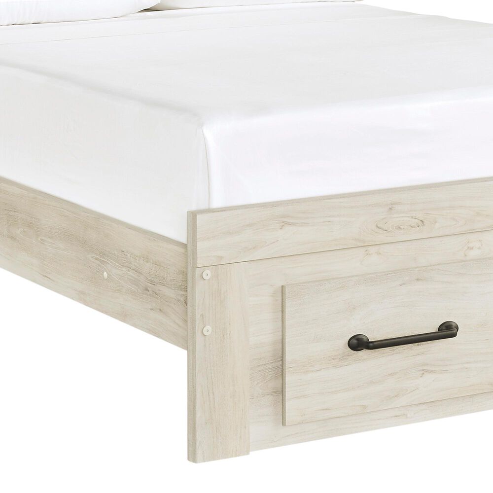 Ashley Cambeck Full Panel Bed with 2 Storage Drawers in Whitewash, , large