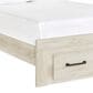Ashley Cambeck Full Panel Bed with 2 Storage Drawers in Whitewash, , large