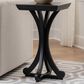 Linden Boulevard Dylan Sculptural Pedestal End Table in Black, , large