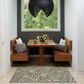 Nourison Garden Oasis GOA01 Ivory and Green 3" x 5" Indoor/Outdoor Area Rug, , large
