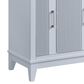 37B Fenwick 30" Single Bathroom Vanity in Soft Blue with Glossy White Composite Stone Top and Backsplash, , large
