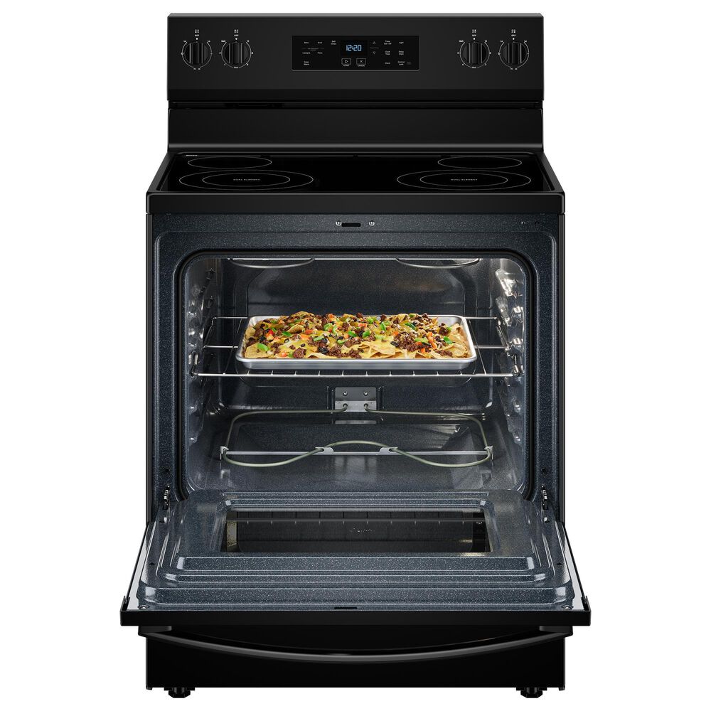 Whirlpool 5.3 Cu. Ft. Freestanding Electric Range with Self Clean in Black, , large