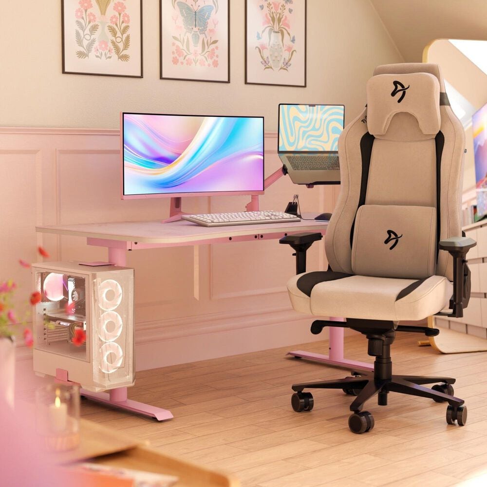 Arozzi Nova 34" Curved VA 165Hz Gaming Monitor in Pink, , large