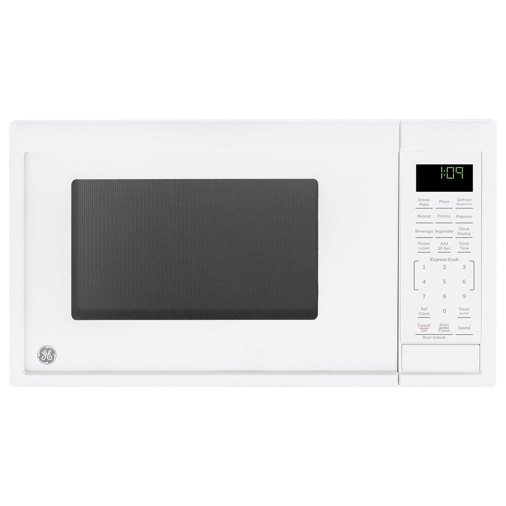GE Appliances 0.9 Cu. Ft. Countertop Microwave Oven in White, , large