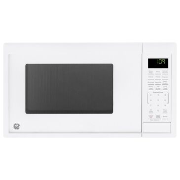 GE Appliances 0.9 Cu. Ft. Countertop Microwave Oven in White, , large