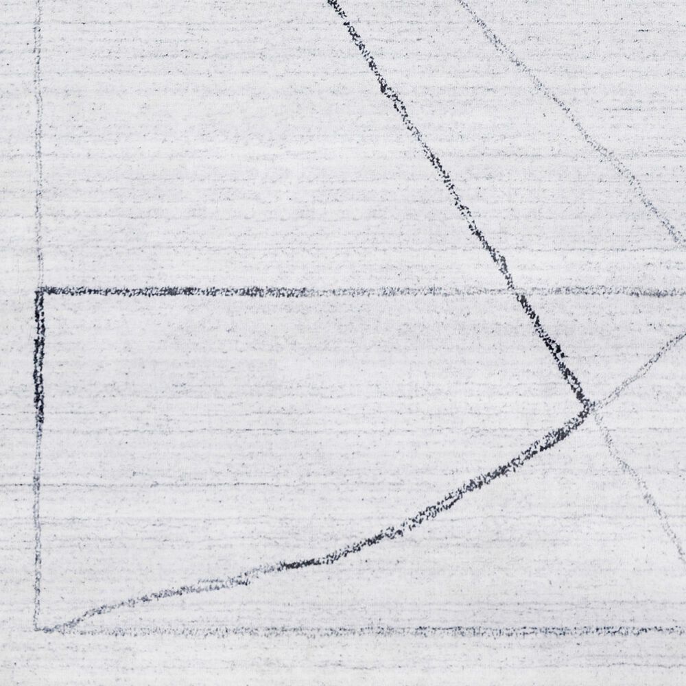Surya Hightower 9&#39; x 13&#39; Charcoal, White and Black Area Rug, , large