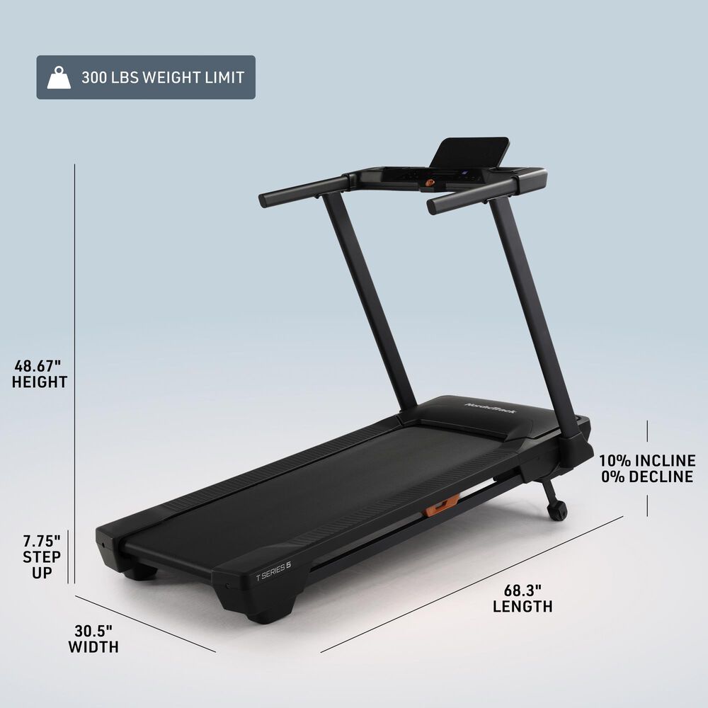 NordicTrack T Series 5 Treadmill with iFIT, , large