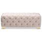 Baxton Studio Avara Bench Ottoman in Light Beige, , large