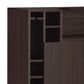 Furniture of America Young Wine Rack Buffet in Wenge, , large