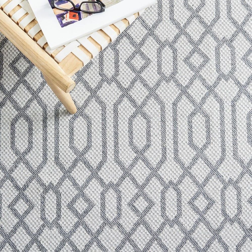 Safavieh Martha Stewart Cotton 4&#39; x 6&#39; Silver and Grey Area Rug, , large