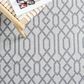 Safavieh Martha Stewart Cotton 4" x 6" Silver and Grey Area Rug, , large