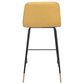 Zuo Modern Var Counter Stool in Yellow and Black, , large