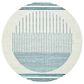 Surya Alfresco 7"3" Round Light Silver, Beige, Nickel and Pewter Indoor/Outdoor Area Rug, , large