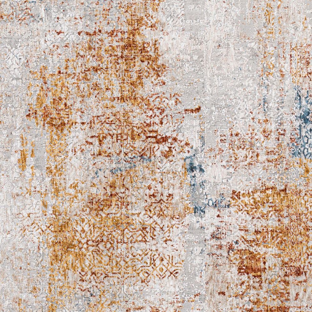 Surya Carmel 9&#39; x 12&#39; Aqua, Camel and Clay Area Rug, , large