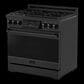Thor Kitchen Gordon Ramsay 6 Cu. Ft. Professional Natural Gas Range in Black, , large
