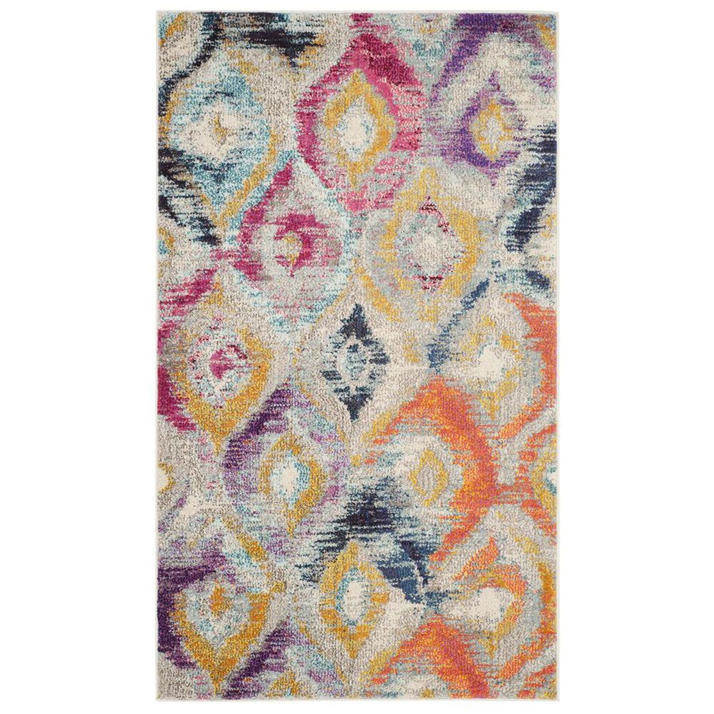 Safavieh Monaco MNC242F-3 3&#39; x 5&#39; Multi Area Rug, , large