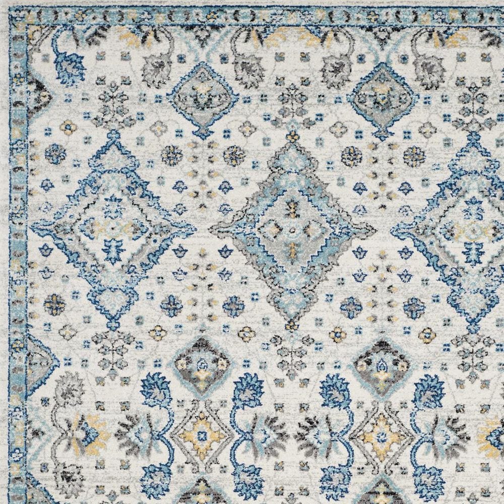 Safavieh Evoke EVK224C 2&#39;2&quot; x 9&#39; Ivory and Light Blue Runner, , large
