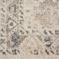 Nourison Fusion FSS11 4" x 6" Cream and Gray Area Rug, , large