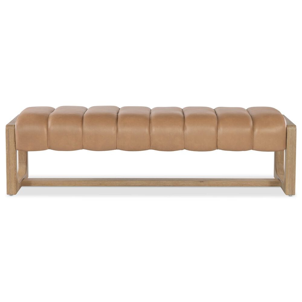 Hooker Furniture Banyon Bay Bedroom Bench in Desert Oak, , large