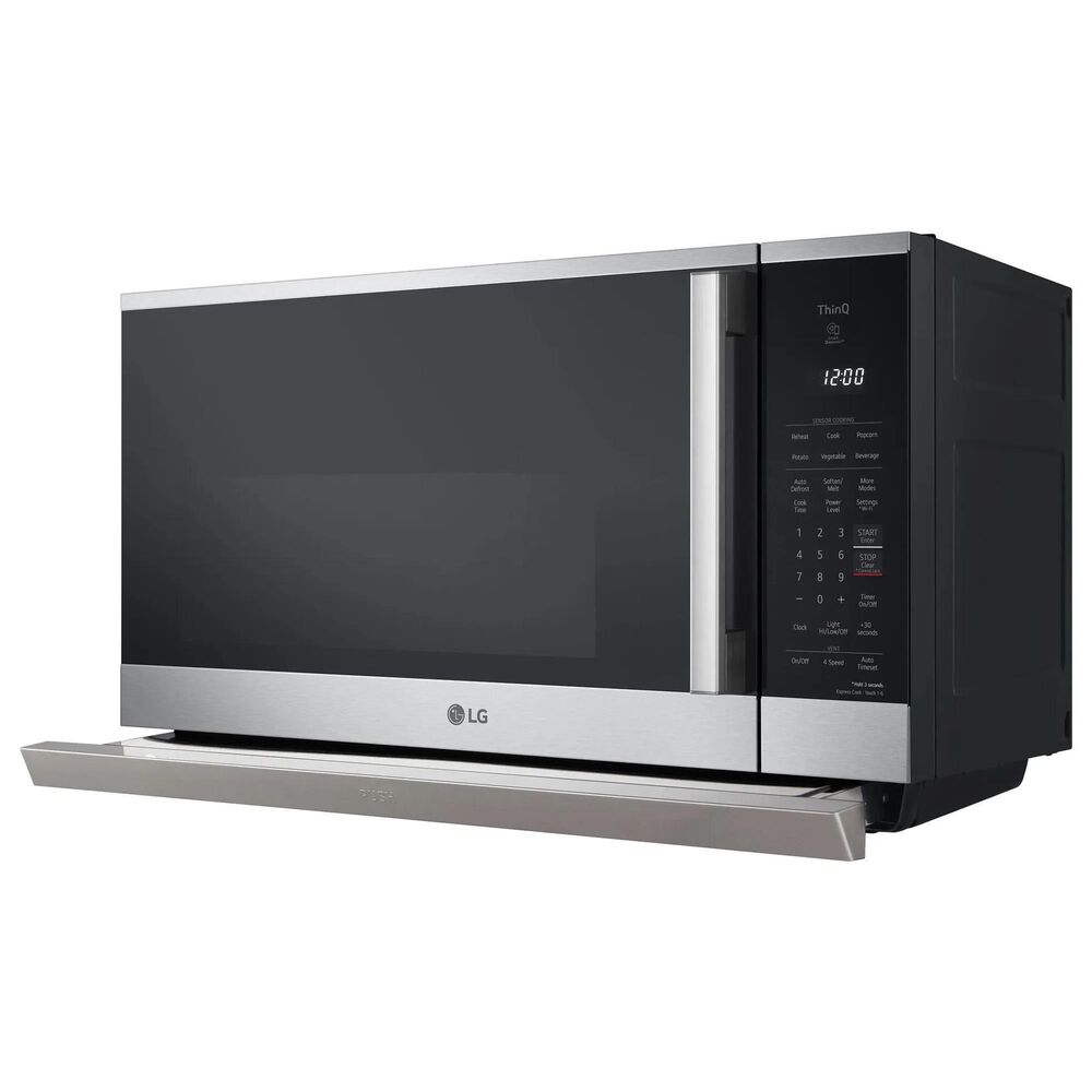 LG 2.1 Cu. Ft. Over-the-Range Microwave Oven in PrintProof Stainless Steel, , large