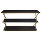 Blue River Westlake Console Table in Brushed Gold, , large
