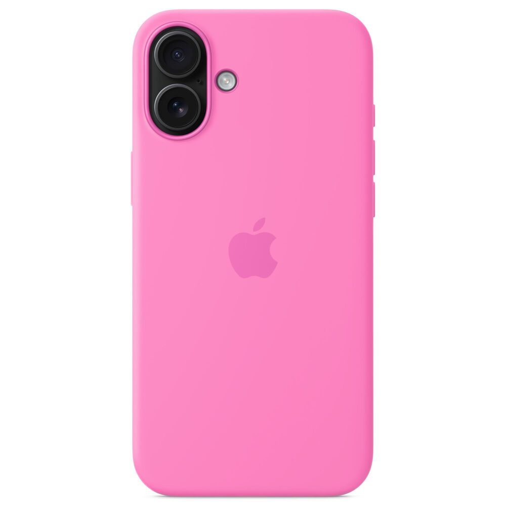 Apple Silicone Case with MagSafe for iPhone 16 Plus in Peony, , large