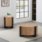Steve Silver Furniture Darcie End Table in Natural and Black, , large