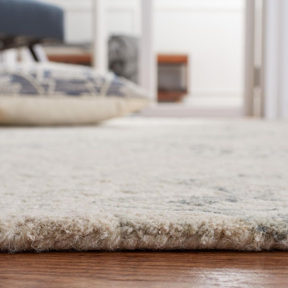 Safavieh Micro-Loop Damask 2&#39;3&quot; x 13&#39; Charcoal and Ivory Runner, , large