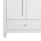37B Claudine 30" Single Bathroom Vanity in Bright White with Glossy White Composite Stone Top and Backsplash, , large
