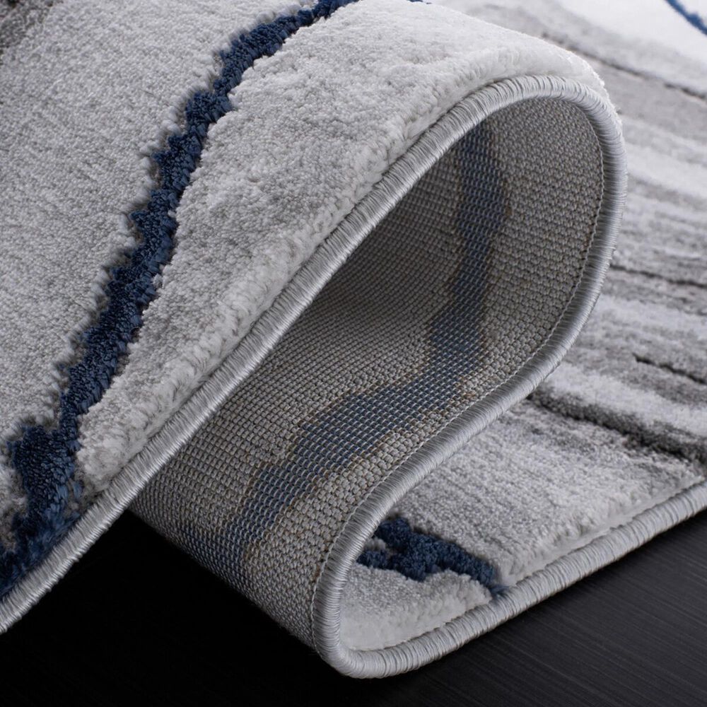 Safavieh Craft CFT819N 5&#39;3&quot; x 7&#39;6&quot; Grey and Blue Area Rug, , large