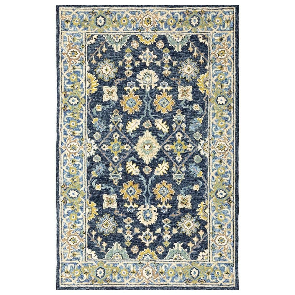 Oriental Weavers Alfresco 28405 5" x 8" Navy Area Rug, , large