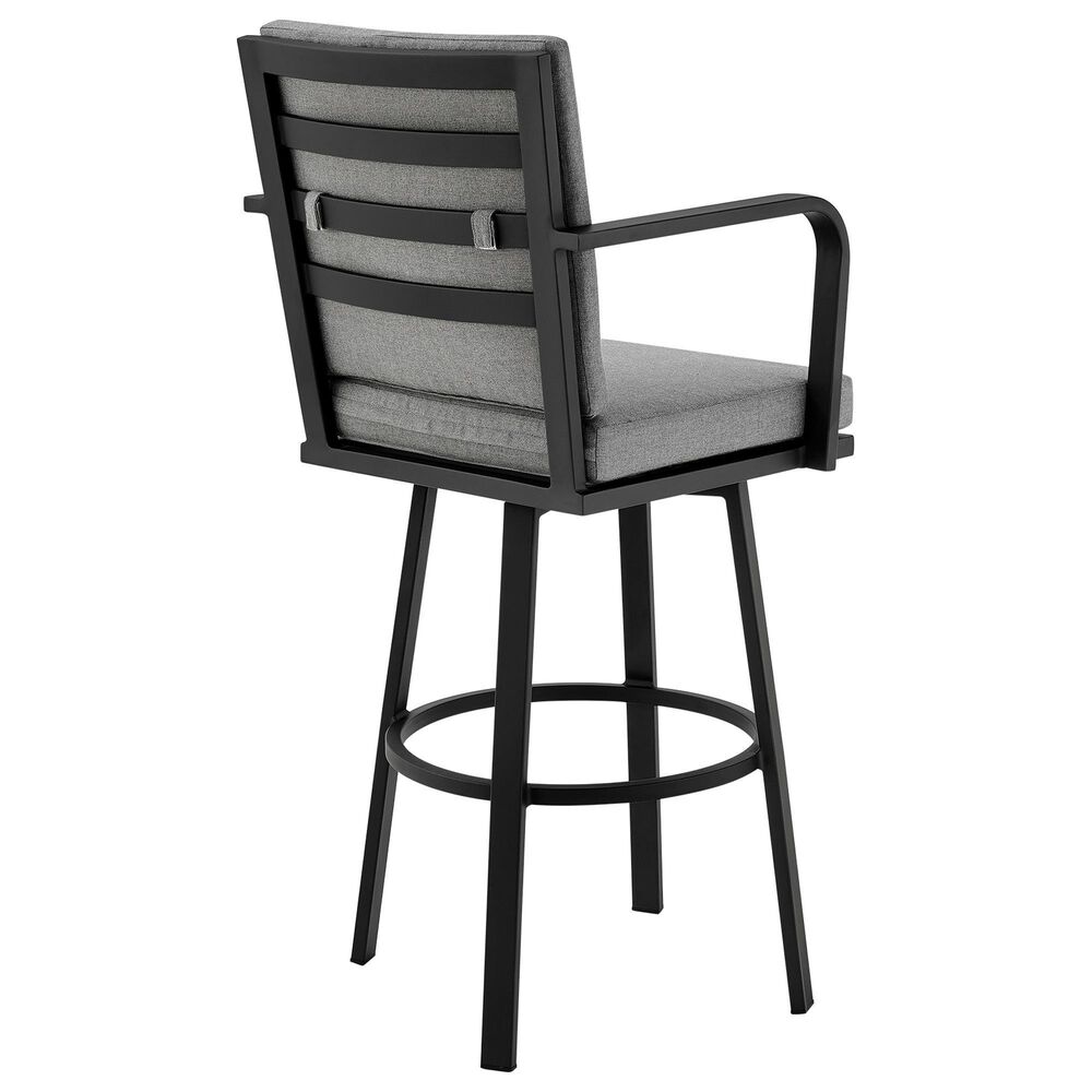 Blue River Don 30&quot; Patio Barstool in Dark Gray, , large